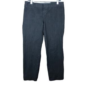 Banana Republic Womens Pants Black Sloan Fit Cropped Ankle Stretch 10